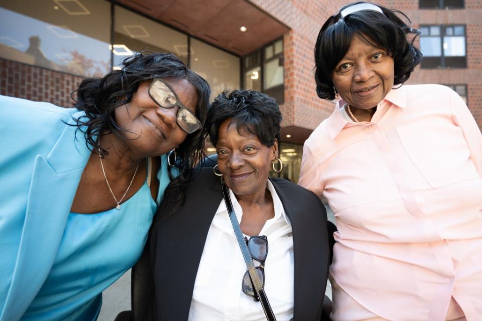 Brown’s nieces Dorothy Brockington, Lillian Brockington and Sarah Watkins joined in the festivities. J.C. Rice