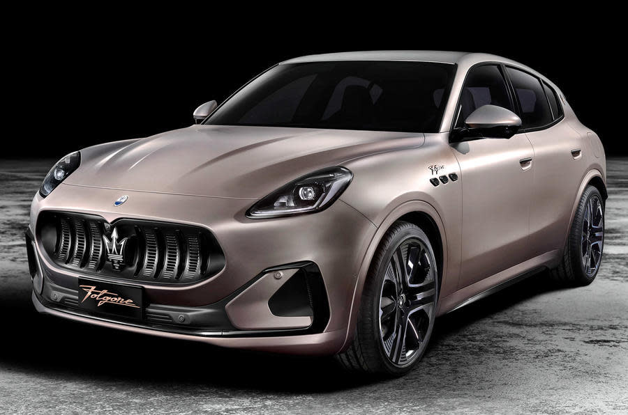 Maserati Grecale Folgore – front quarter