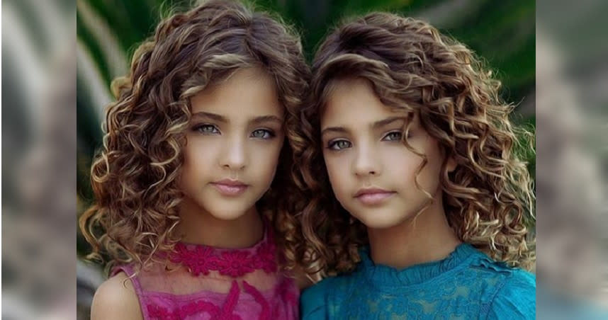 雙胞胎姊妹的美貌動人，如今已是多家童裝品牌代言人。（圖／翻攝自clementstwins IG）