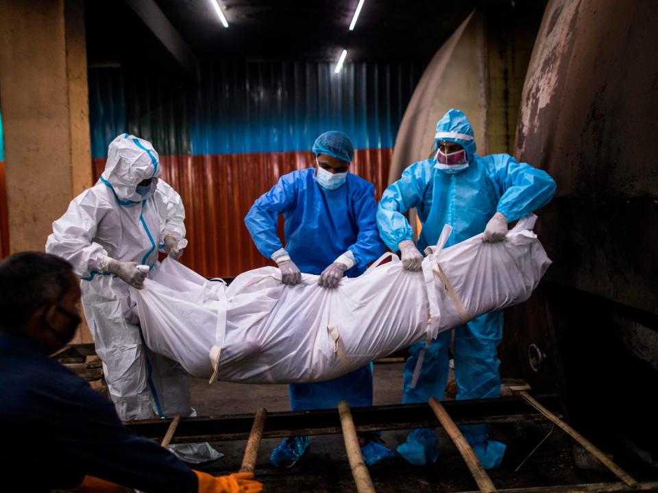 <p>India has emerged as the global epicentre of the Covid pandemic</p> (AFP via Getty Images)