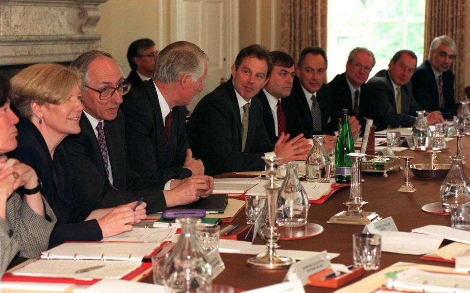 The former prime minister famously said at his first Cabinet meeting in 1997: 'Just call me Tony' - Fiona Hanson/PA Wire