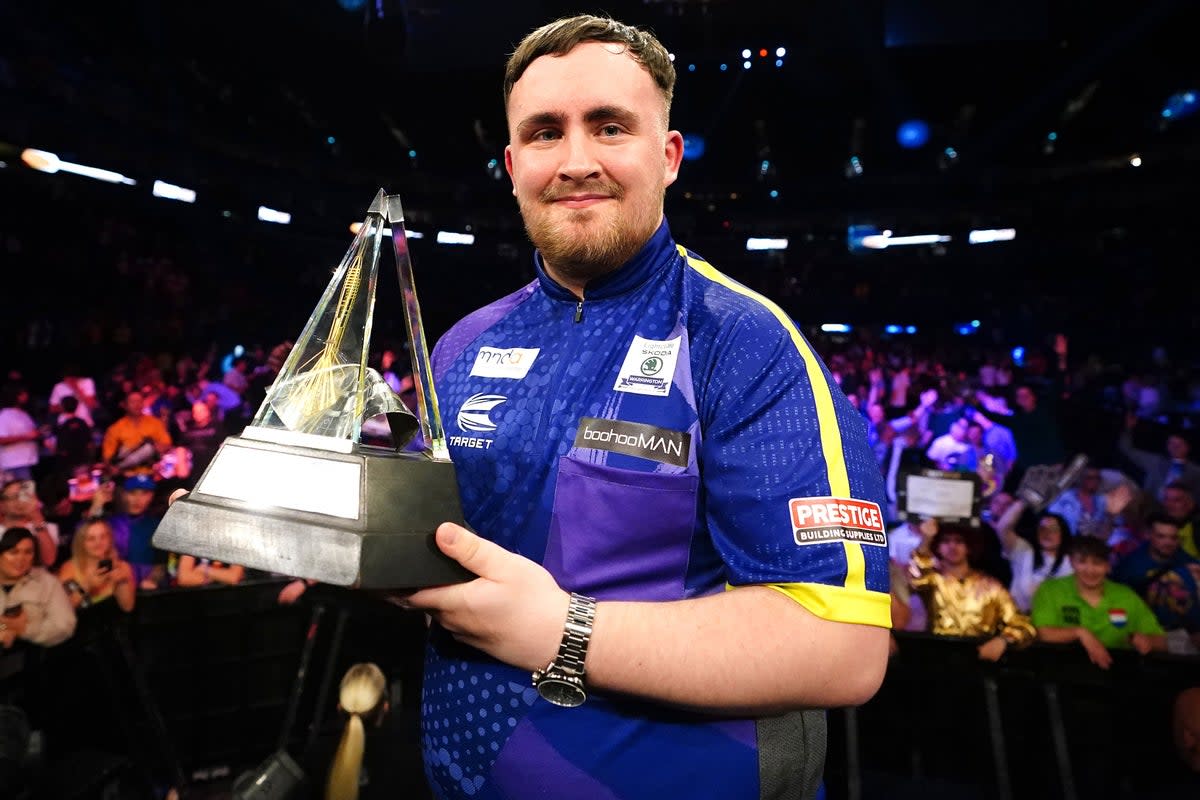 Luke Littler became the youngest major champion by winning the Premier League (Zac Goodwin/PA) (PA Wire)