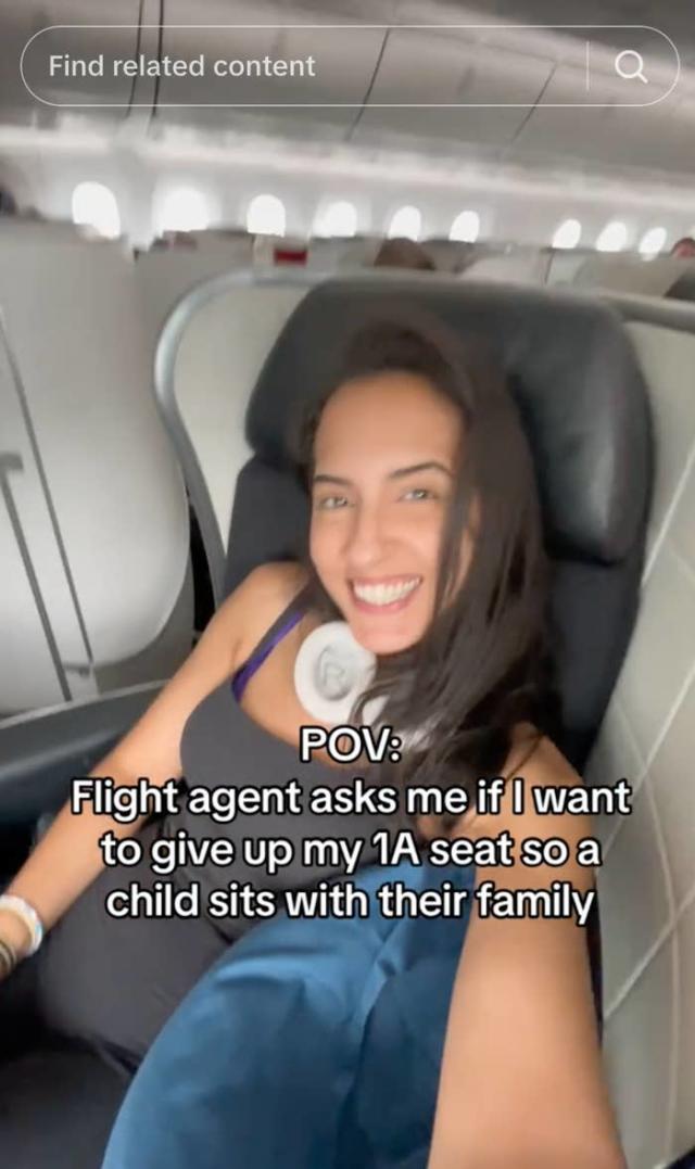 Should a Plane Passenger Give Up Their Seat So a Family Can Sit