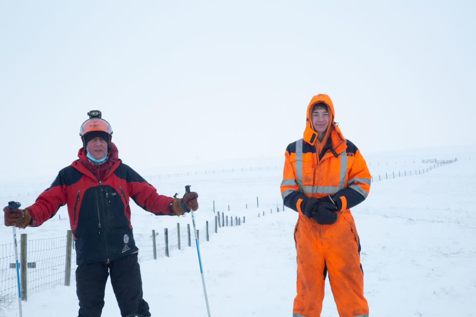 Contributor Reuben and Mountain Rescue team member: Pete Roe.