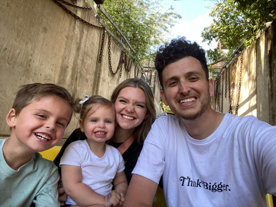 Garrett Jones, a father of two and husband of 10 years to Chellcee Jones, was voted by parents and students of Utah's Wasatch County School District as Teacher of the Year in May 2022.