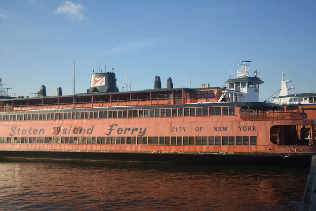 <p>Bobby Bank/GC Images</p> Staten Island Ferry