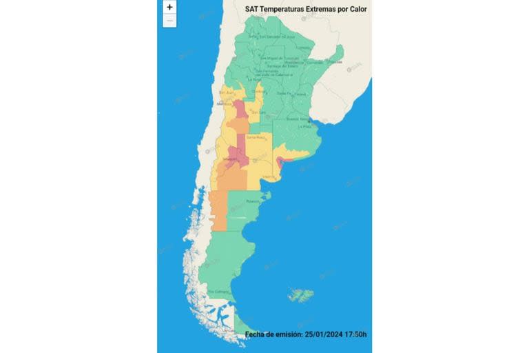 Ola de calor en nueve provincias del país