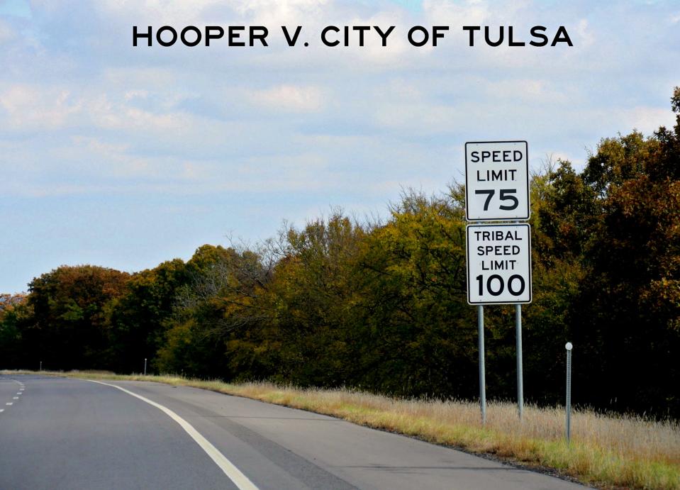Oklahoma Gov. Kevin Stitt shared this image on social media in June, saying tribal citizens do not need to follow posted speed limits. Legal experts and tribal law enforcement officials say that is untrue.