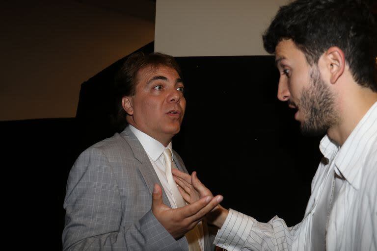 El saludo de Cristian Castro y Sebastián Yatra en Enjoy Punta del Este