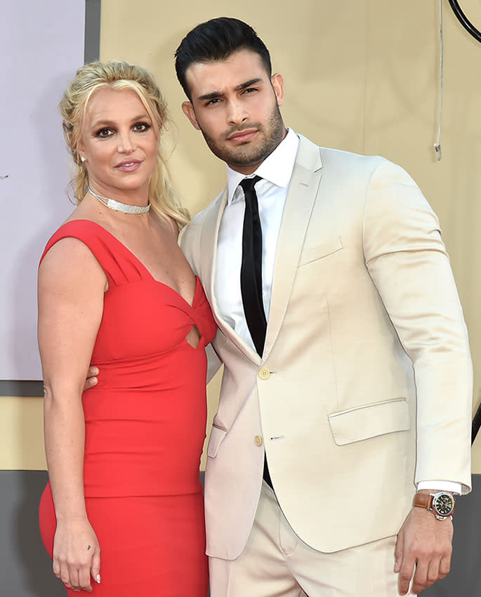 Britney Spears y su prometido, Sam Asghari