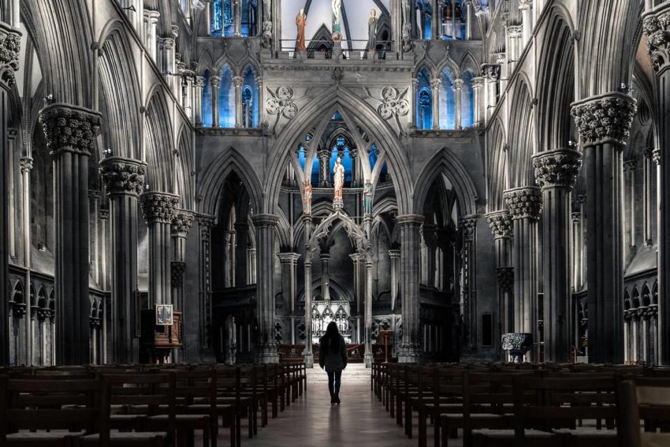 La iglesia más importante de Noruega alberga el fantasma “El Monje” de la Catedral de Nidaros.