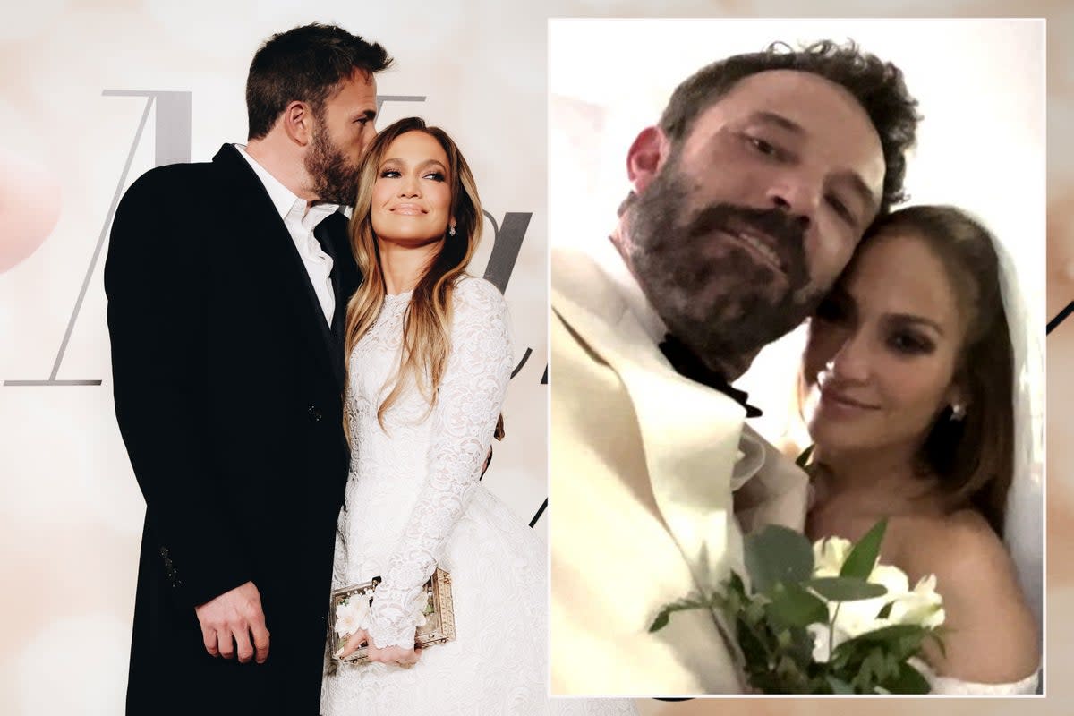 Ben Affleck made an ‘impassioned’ speech at his and Jennifer Lopez’s wedding  (ES Composte)