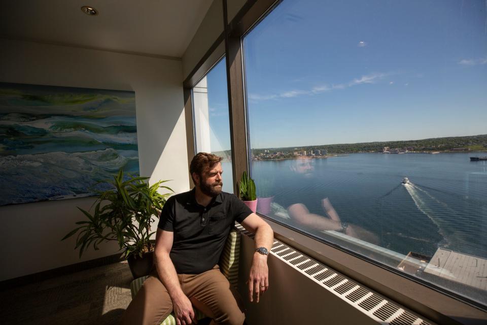 Attorney Michael Scott is pictured in June 2022 at the Halifax offices of Patterson Law, where he and his law partners are representing families of 14 of 22 victims of the Nova Scotia mass shooting.