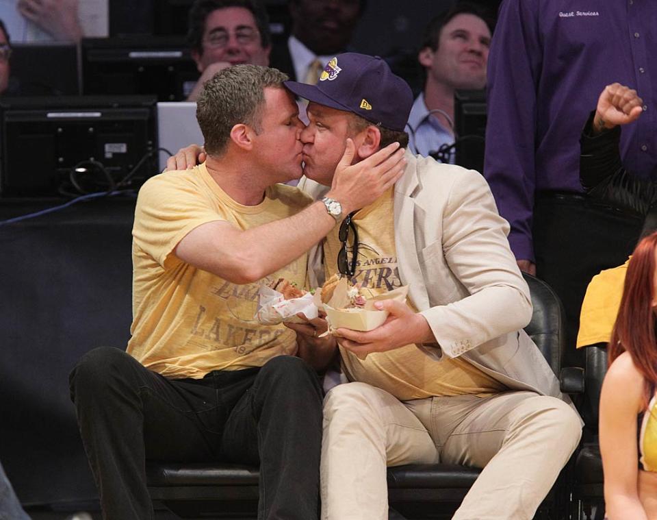 Will Ferrell JohnC Reilly Lakers Game