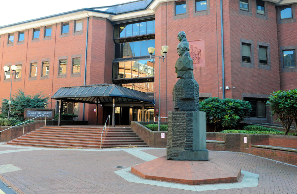 A general view of Birmingham Crown Court in Birmingham.