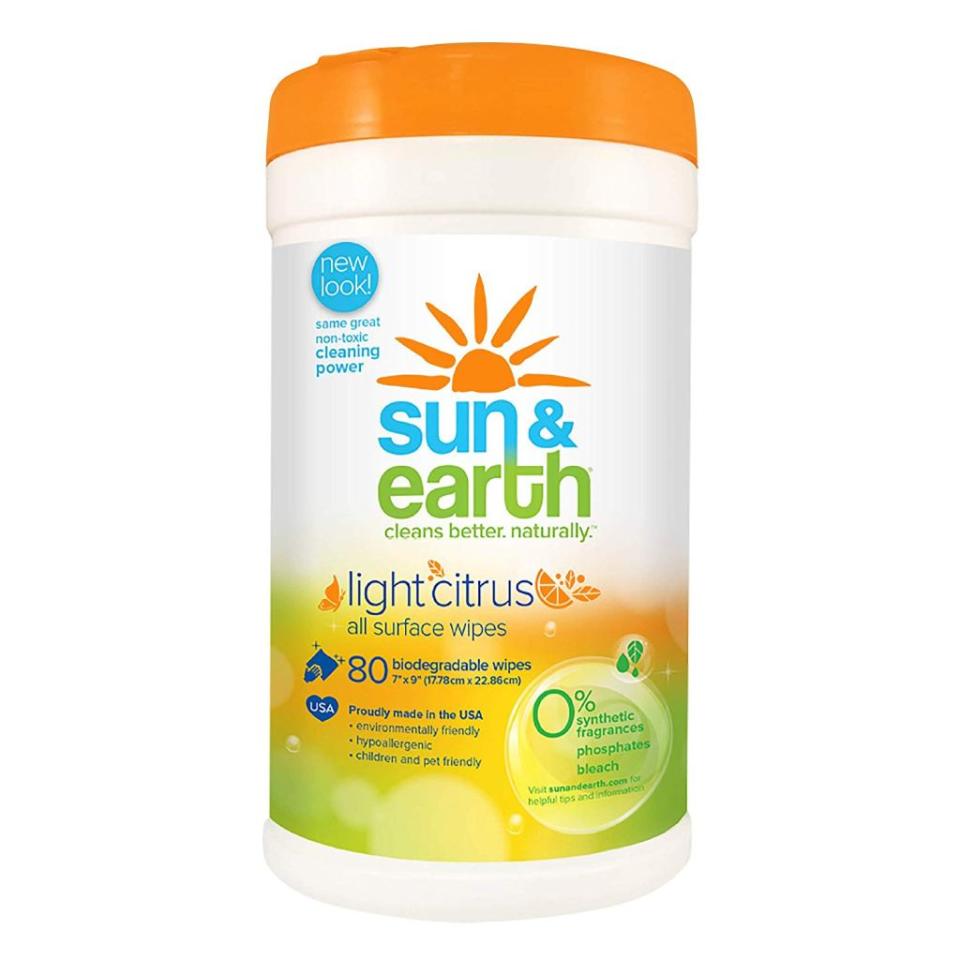 Sun & Earth Best Compostable Wipes Amazon