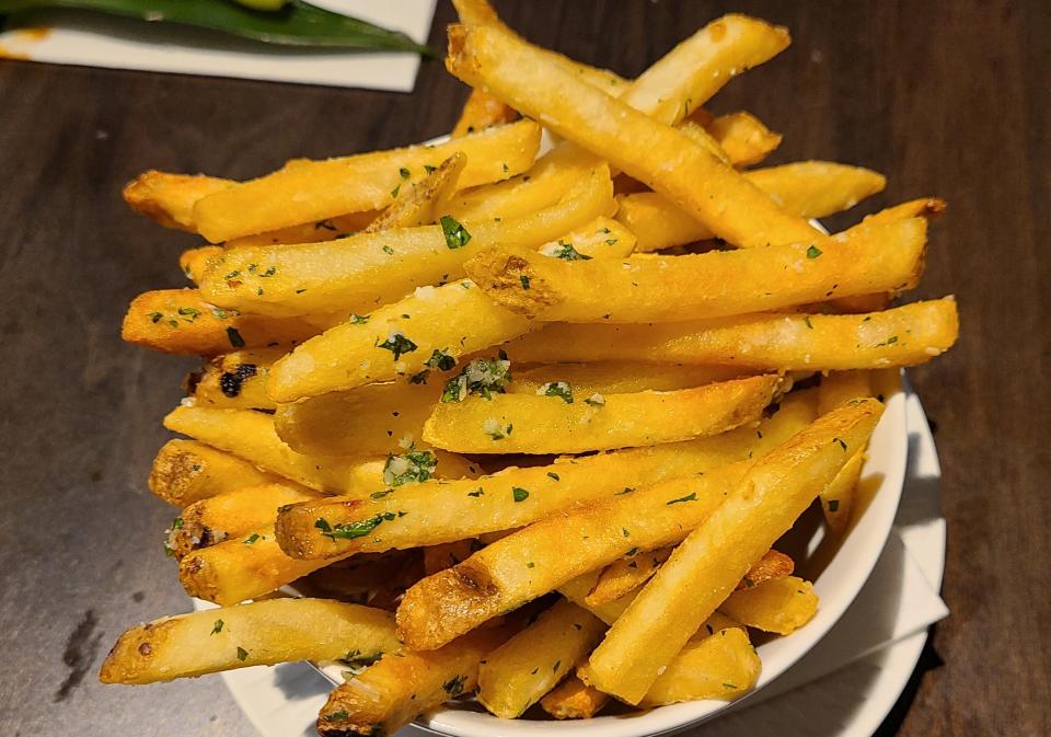 Truffle fries ($10) at an Asian restaurant? Yes if it's The Ritz-Carlton.