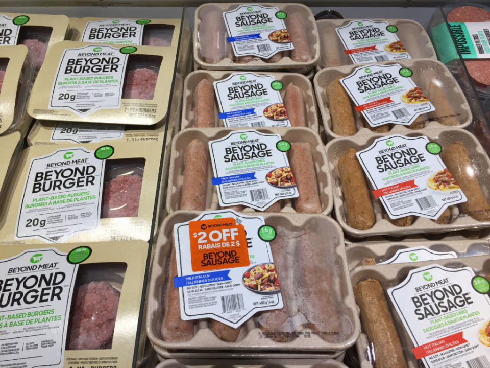 Beyond Meat plant-based meat products