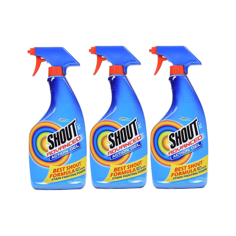 SHOUT Advanced Spray and Wash Laundry Stain Remover Gel