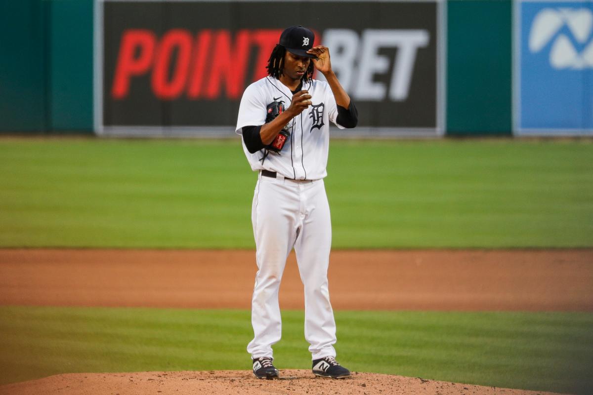 Detroit Tigers starter Jose Urena removed with right groin tightness