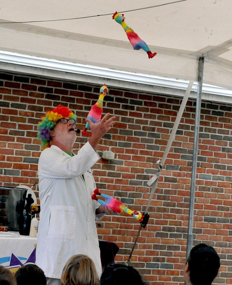 Dave Lohnes, AKA Dr. Whiz Bang, will present a program on the total solar eclipse at the Orrville Public Library on April 4. THE DAILY RECORD FILE PHOTO