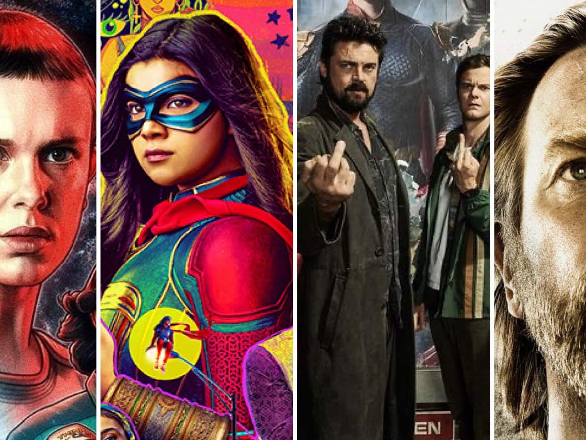 Psychic warriors, fresh superheroes, super haters and a jaded Jedi.  This summer offers plenty of streaming options for fans of sci-fi and the supernatural.  (Netflix, Disney+, Prime Video - image credit)