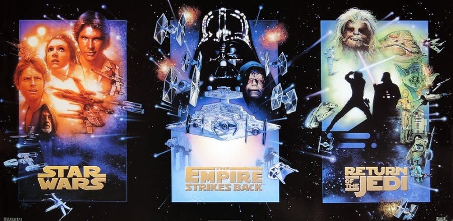 The Star Wars Special Edition posters by Drew Struzan.