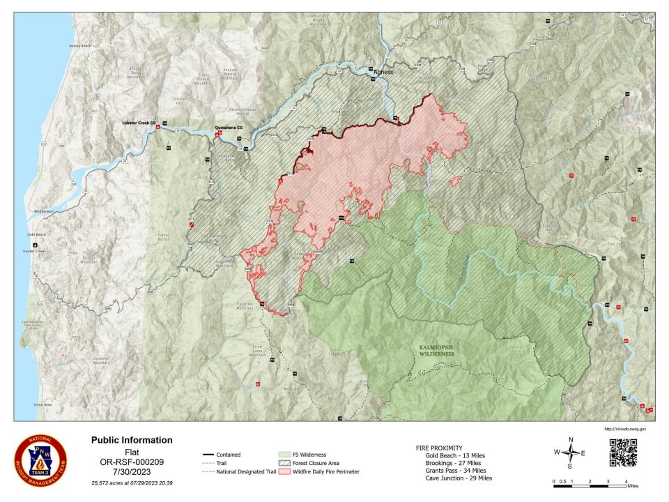 Oregon wildfire updates Bedrock Fire surpasses 10,000 acres, biggest