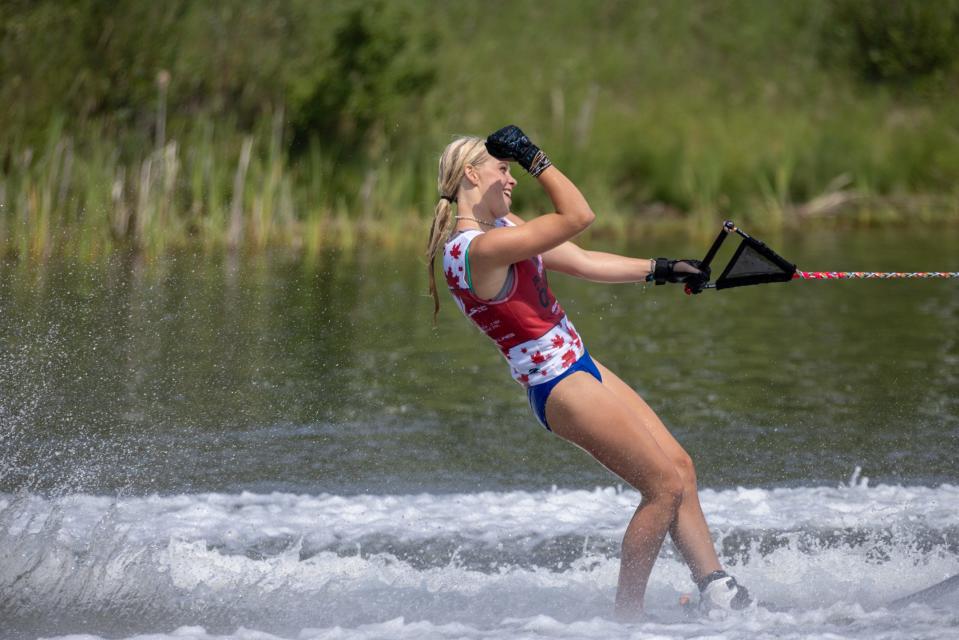 Solie Stenger, born in Chambersburg and currently from Gettysburg, is a premiere young water skier, competing at events all around the world