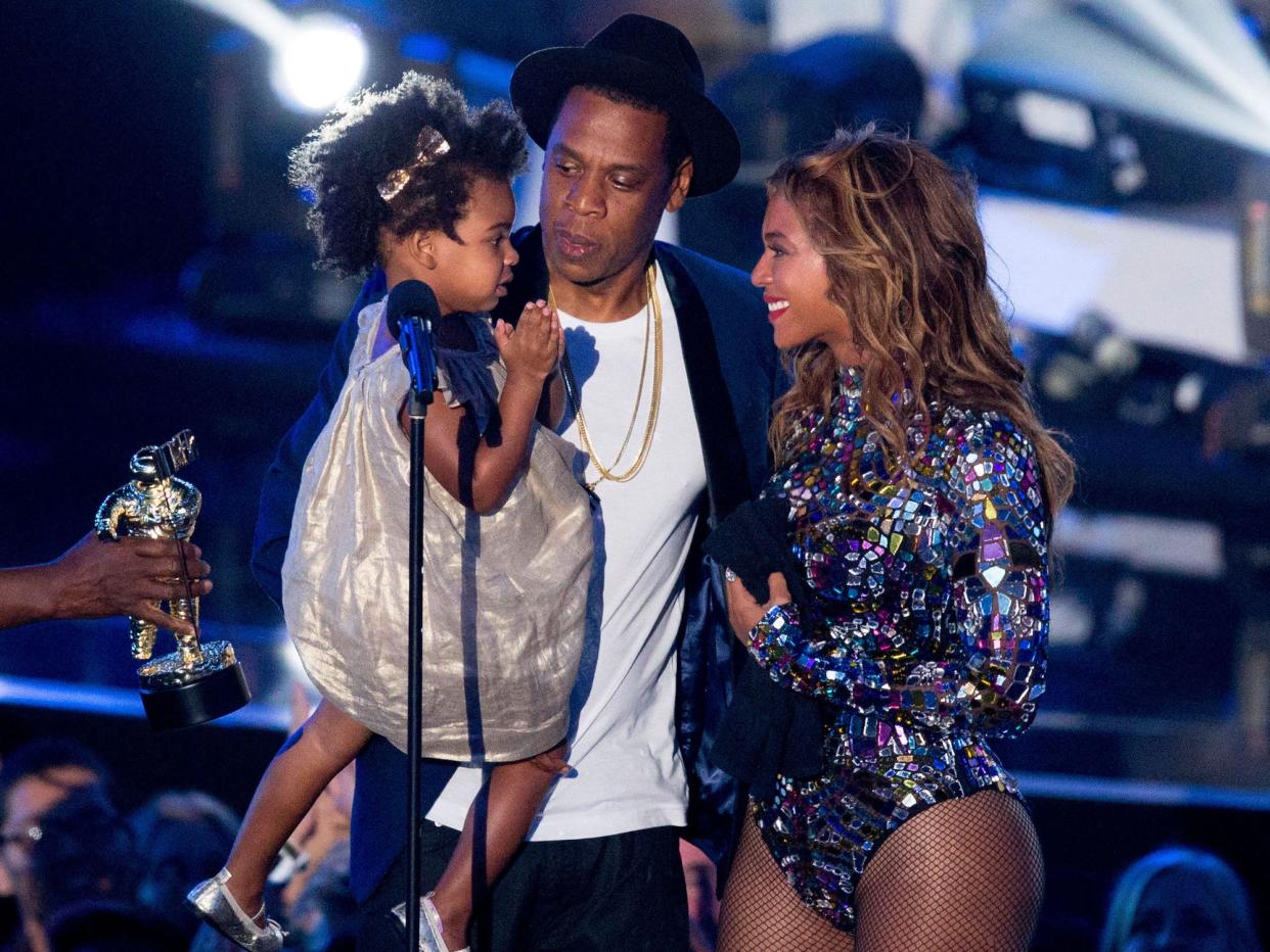 jayz beyonce and blue ivy