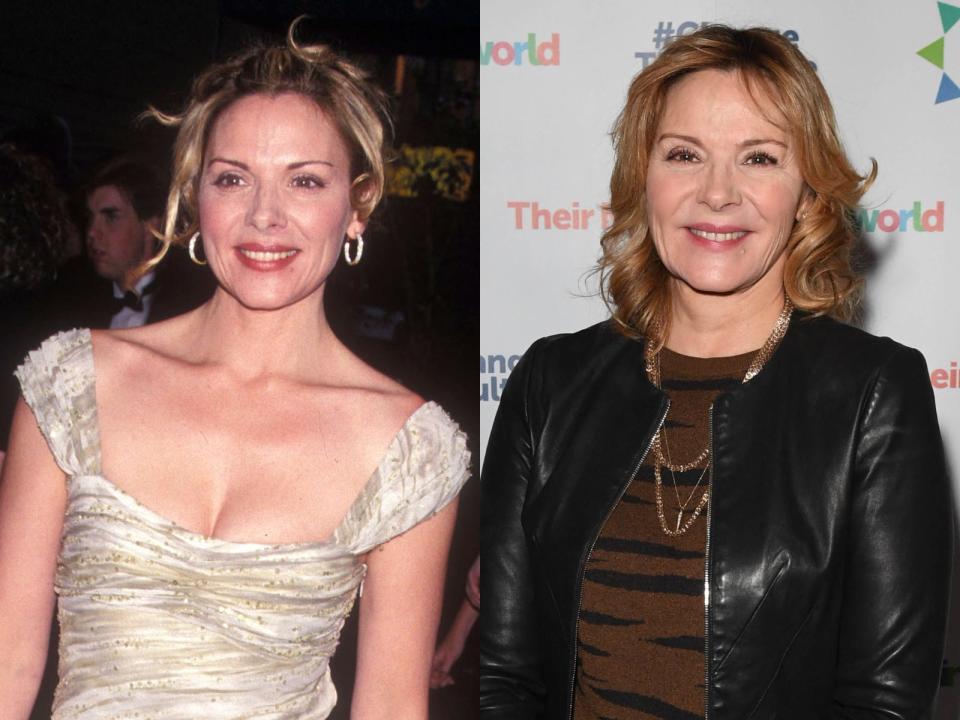 kim cattrall then and now