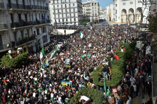 Algerians mobilise to mark the first anniversary of a popular protest movement that has forced an ailing veteran president to step down