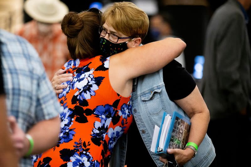 Joseph James DeAngelo, known as the Golden State Killer, attends his sentencing hearing in Sacramento