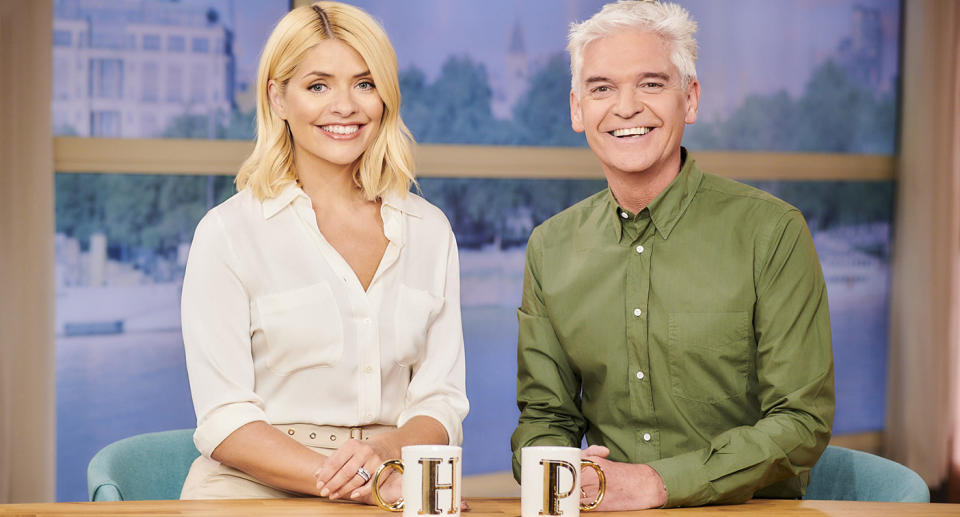 Holly Willoughby and Phillip Schofield on 'This Morning'. (ITV)