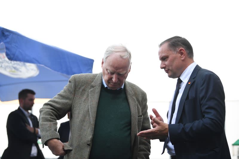 Far right AfD party wait for first exit polls for the German general election in Berlin