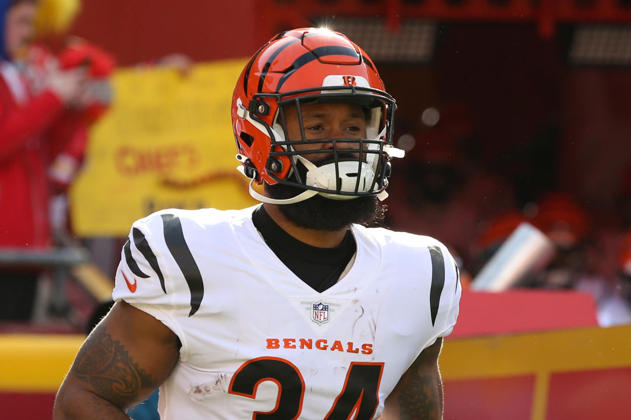 Cincinnati Bengals running back Samaje Perine (34)