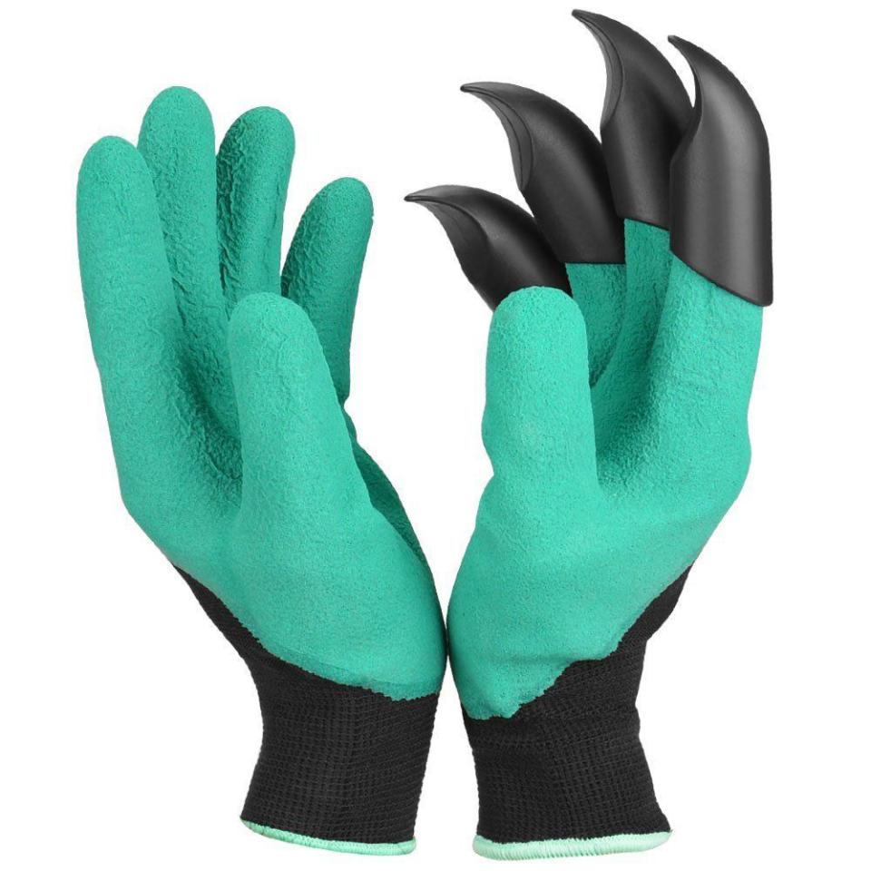 Garden Genie Gloves With Claws (Two Pairs)