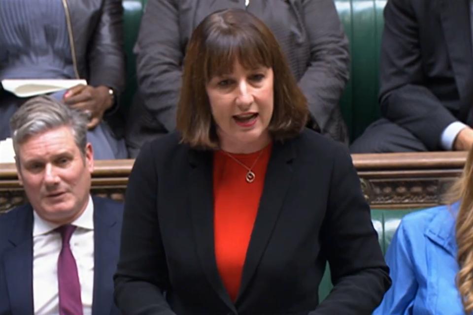 Rachel Reeves has hit out at the Tories following the latest inflation figures (House of Commons/PA) (PA Wire)