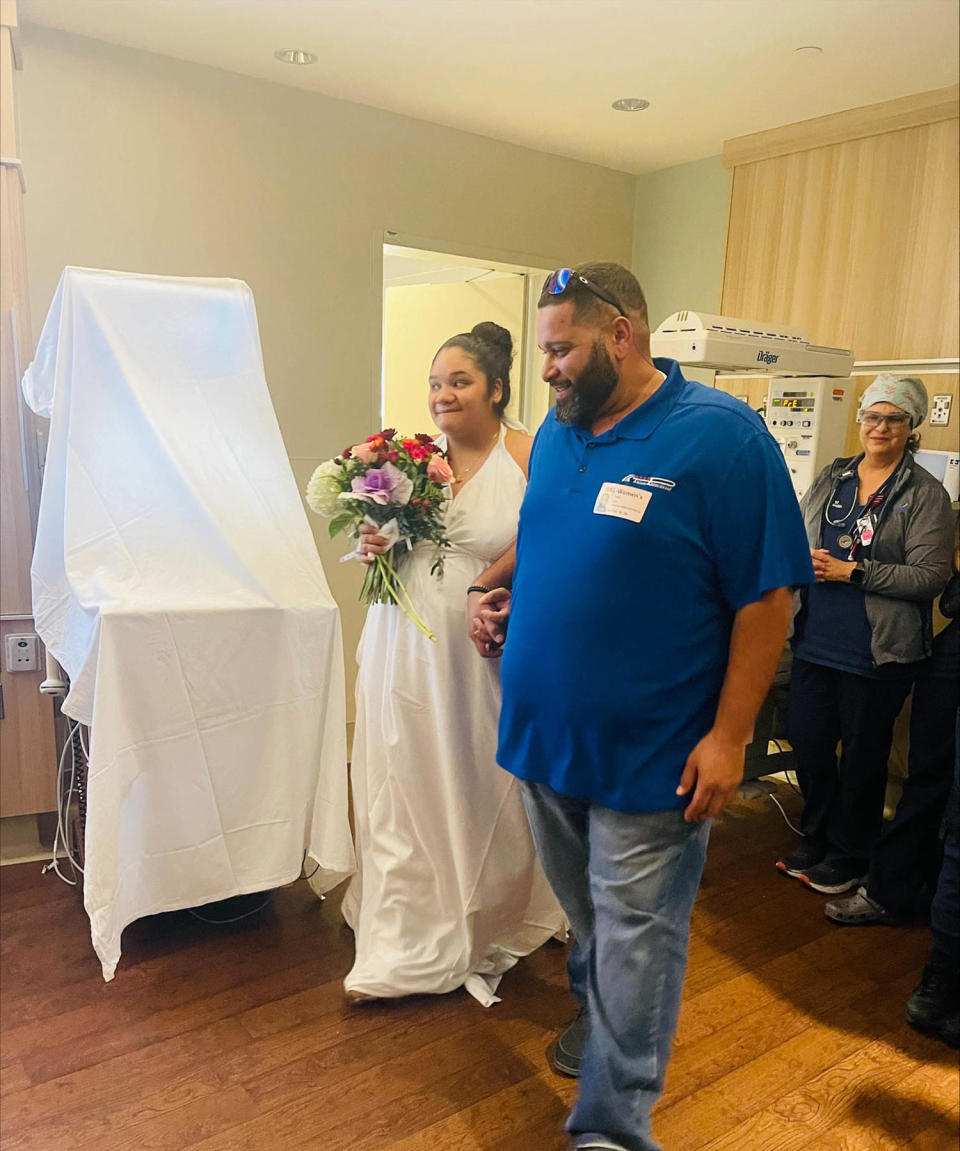 Brianna Lucca-Cerezo wedding (Courtesy AdventHealth for Women)