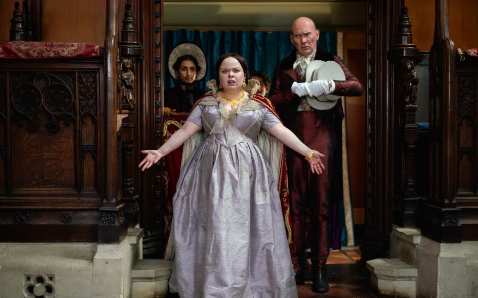 Bridgerton star Nicola Coughlan guest stars as Queen Victoria