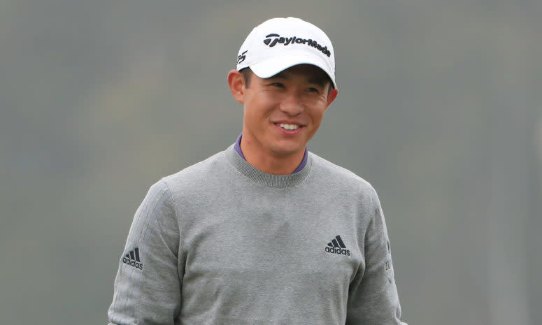 Collin Morikawa in the final round of the PGA Championship.