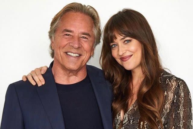 <p>Don Johnson/Instagram</p> Don Johnson and Dakota Johnson