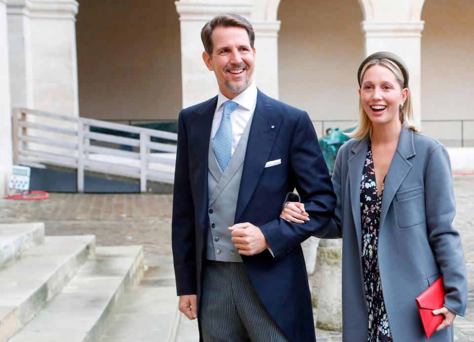 Crown Prince Pavlos and Crown Princess Marie-Chantal (AFP via Getty Images)