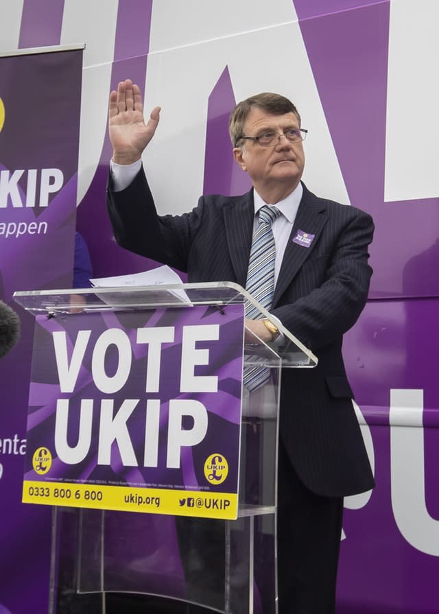 Ukip Party leader Gerard Batten