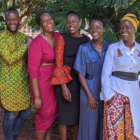 <p>Lupita Nyong'o/X</p> Lupita Nyong'o and her siblings Zawadi, Fiona, Esperanza, and Peter.