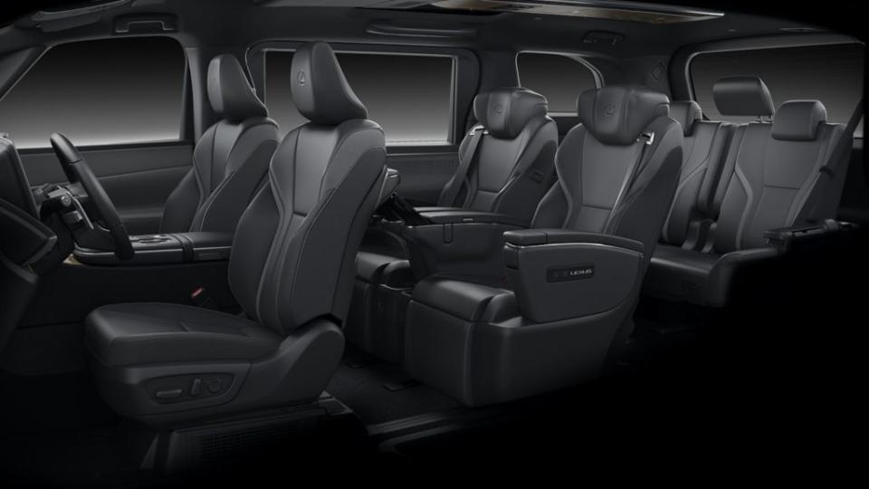 大改款LM提供4人、6人與7人等不同座椅配置。(圖片來源/ Lexus)