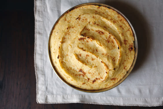 Vegan Lentil Shepherd's Pie with Parsnip and Potato Mash