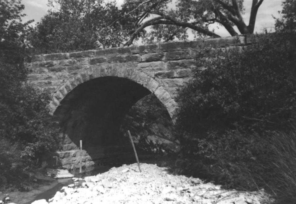 Vermillion Creek Tributary Stone Arch Bridge is the oldest bridge in Kansas and is located in rural Pottawatomie County. Photos provided courtesy of the National Park Service.