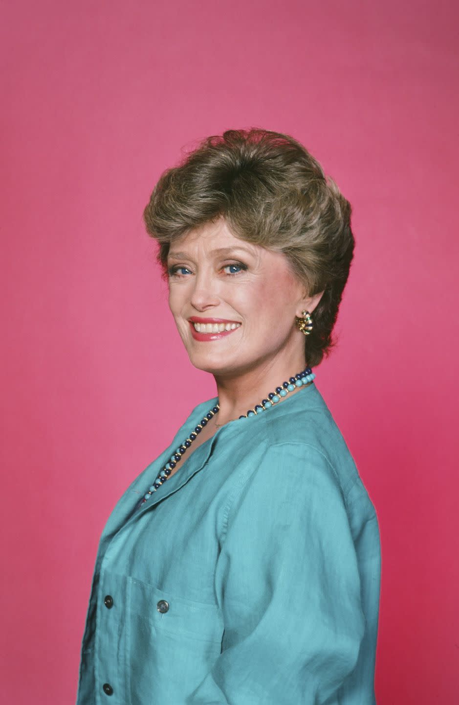 <p>Rue McClanahan, who played Blanche Devereaux, was the <a href="https://en.wikipedia.org/wiki/Rue_McClanahan" rel="nofollow noopener" target="_blank" data-ylk="slk:youngest member of the main cast" class="link ">youngest member of the main cast</a> when the show began. She was born in 1934, making her 51 when the show started in 1985. </p>