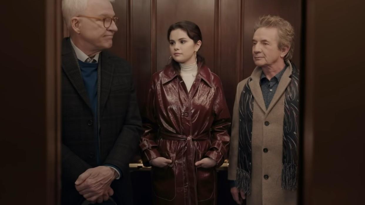  Selena Gomez, Steve Martin, and Martin Short in Only Murders in the Building 